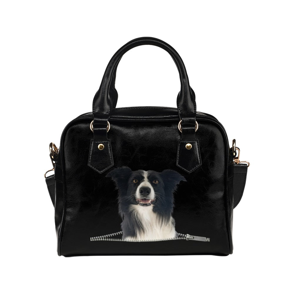 Collie Zip Shoulder Handbag