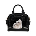 Golden Retrievers Zip Shoulder Handbag
