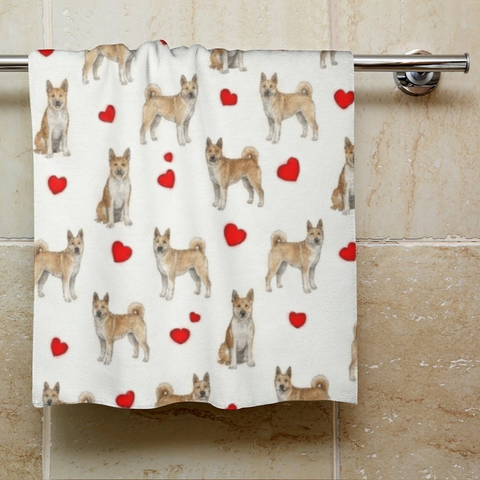 Canaan Dog Towel Microfiber Towel