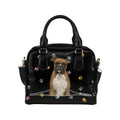 Boxer Zip Colorful Paws Shoulder Handbag