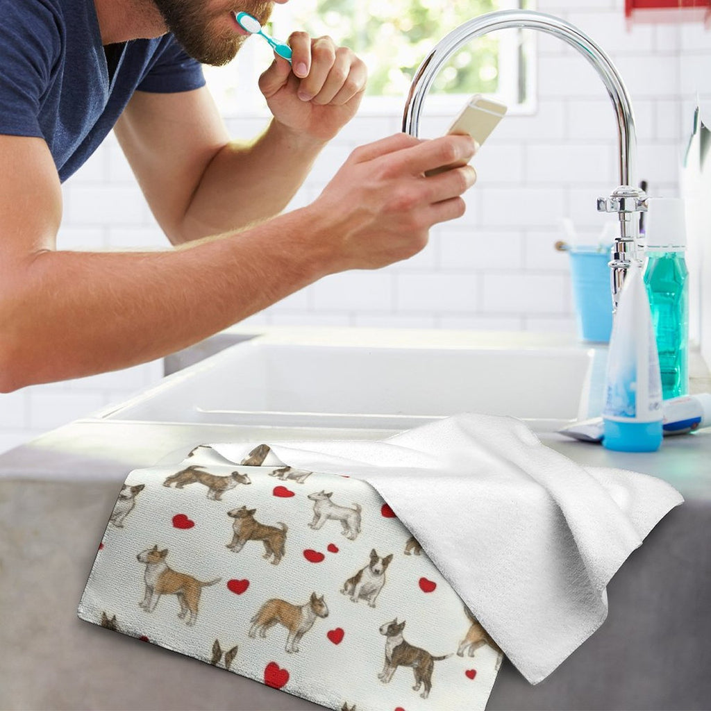 Bull Terrier (Miniature) Towel Microfiber Towel