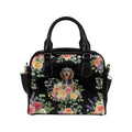 Bosnian Coarse-haired Hound (Barak) Flower Shoulder Handbag