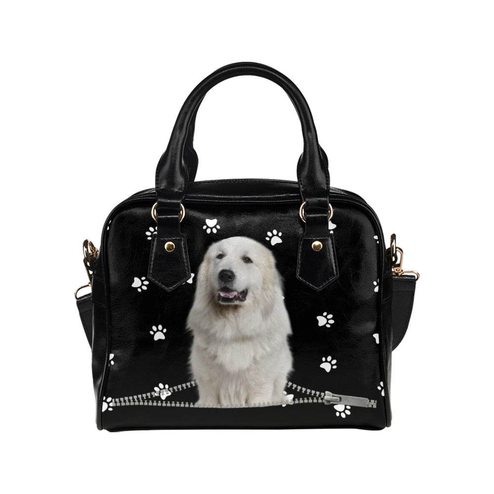 Great pyrenees Zip Paws Shoulder Handbag