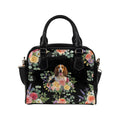 Basset Artesien Normand Flower Shoulder Handbag