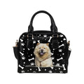 Chow Chow Zip Paws and Bones Shoulder Handbag