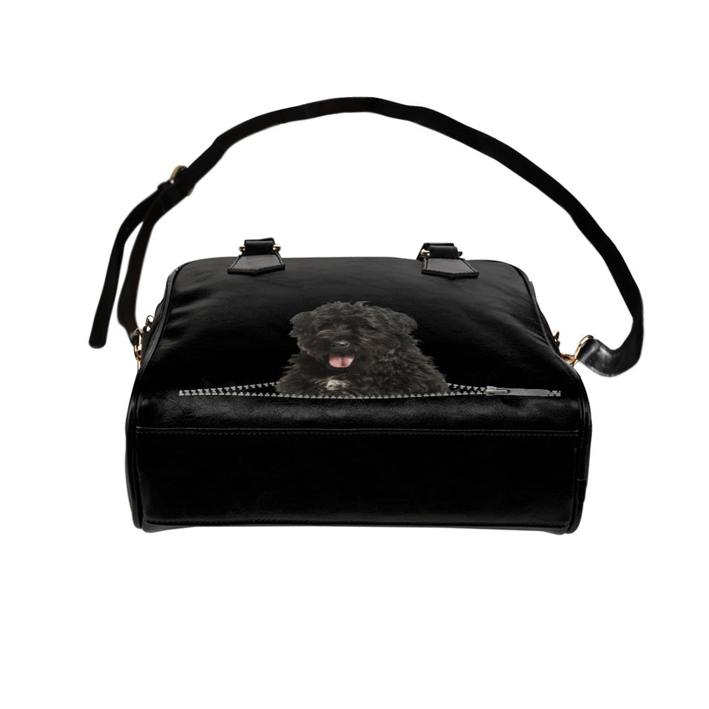 Bouvier des Flandres Zip Shoulder Handbag