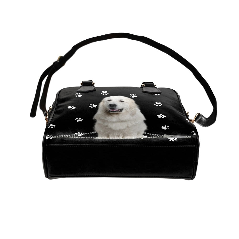 Great pyrenees Zip Paws Shoulder Handbag