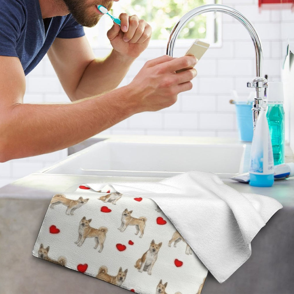 Canaan Dog Towel Microfiber Towel