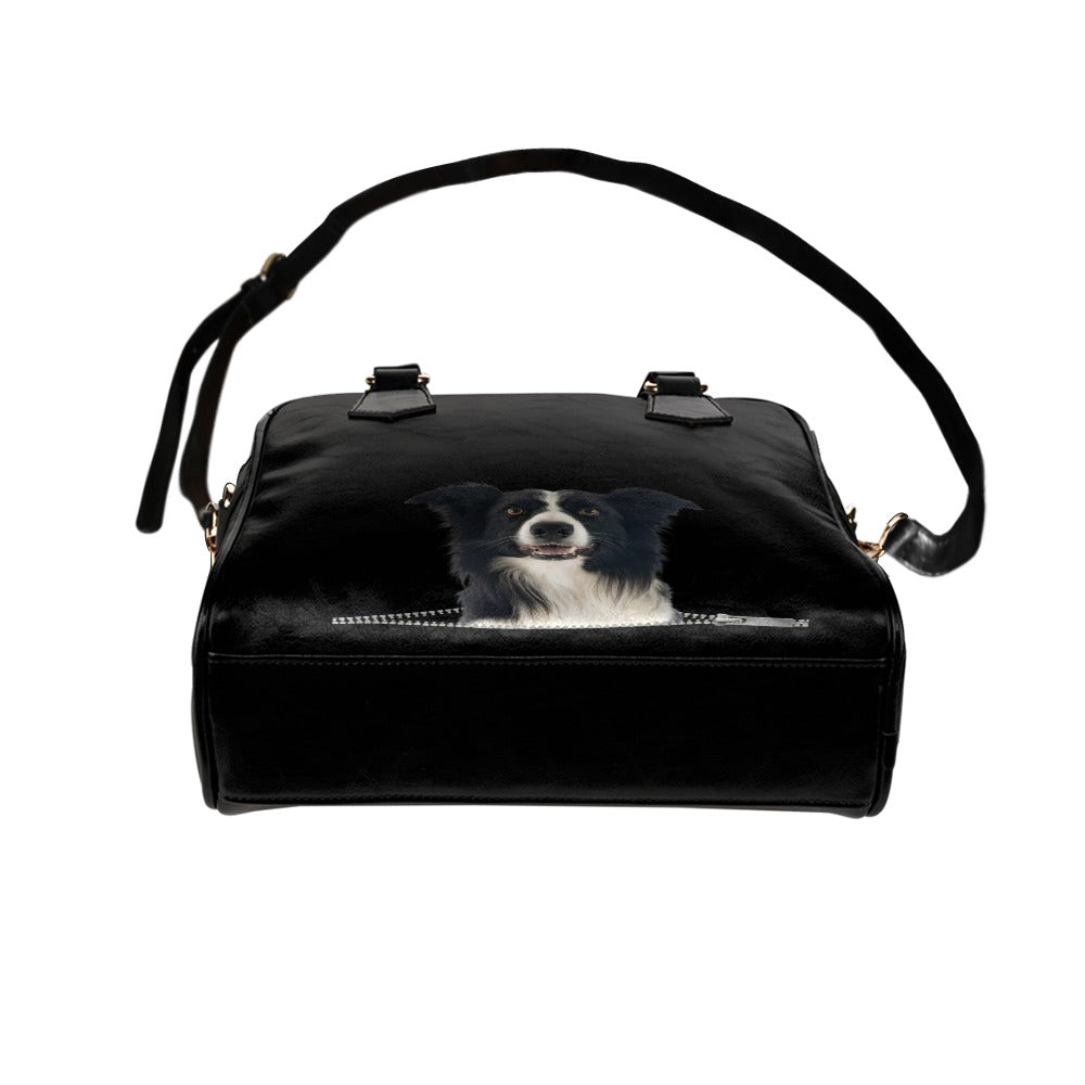 Collie Zip Shoulder Handbag