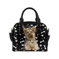 Yorkshire Terrier Paws and Bones Shoulder Handbag