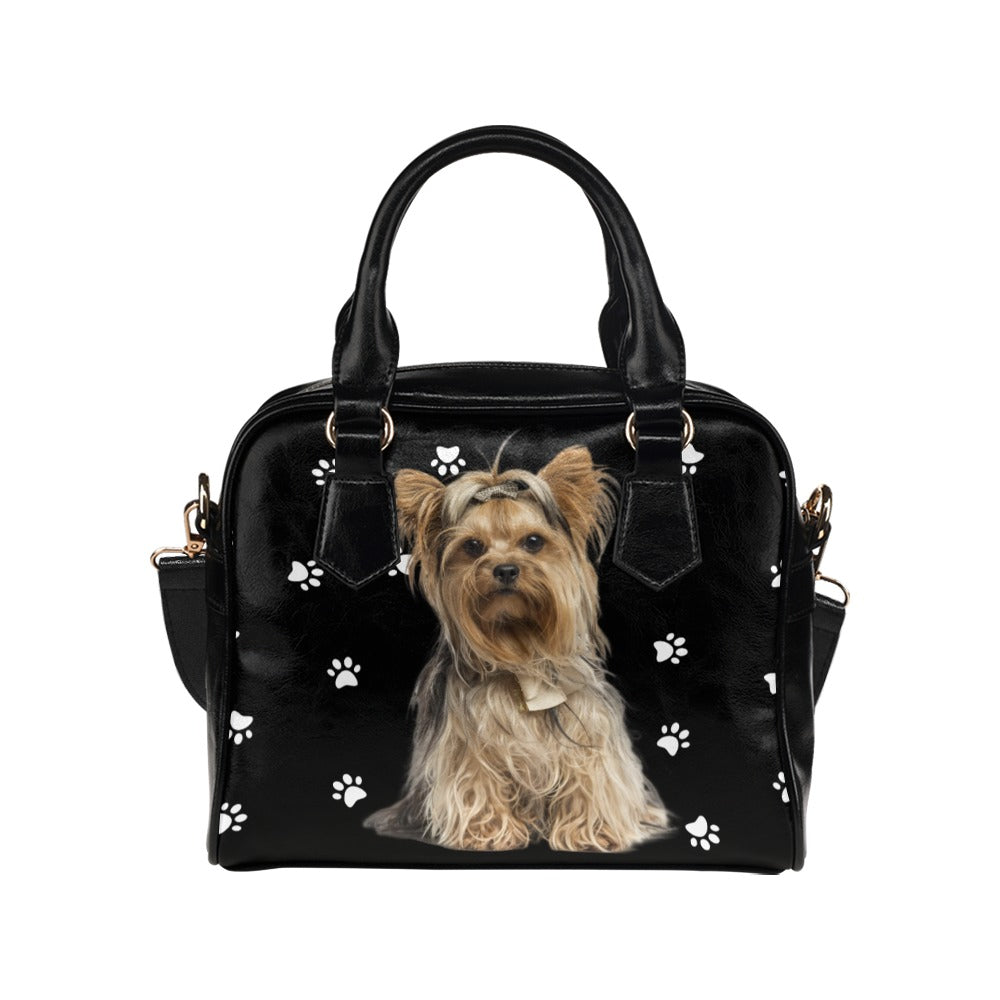 Yorkshire Terrier Paws Shoulder Handbag