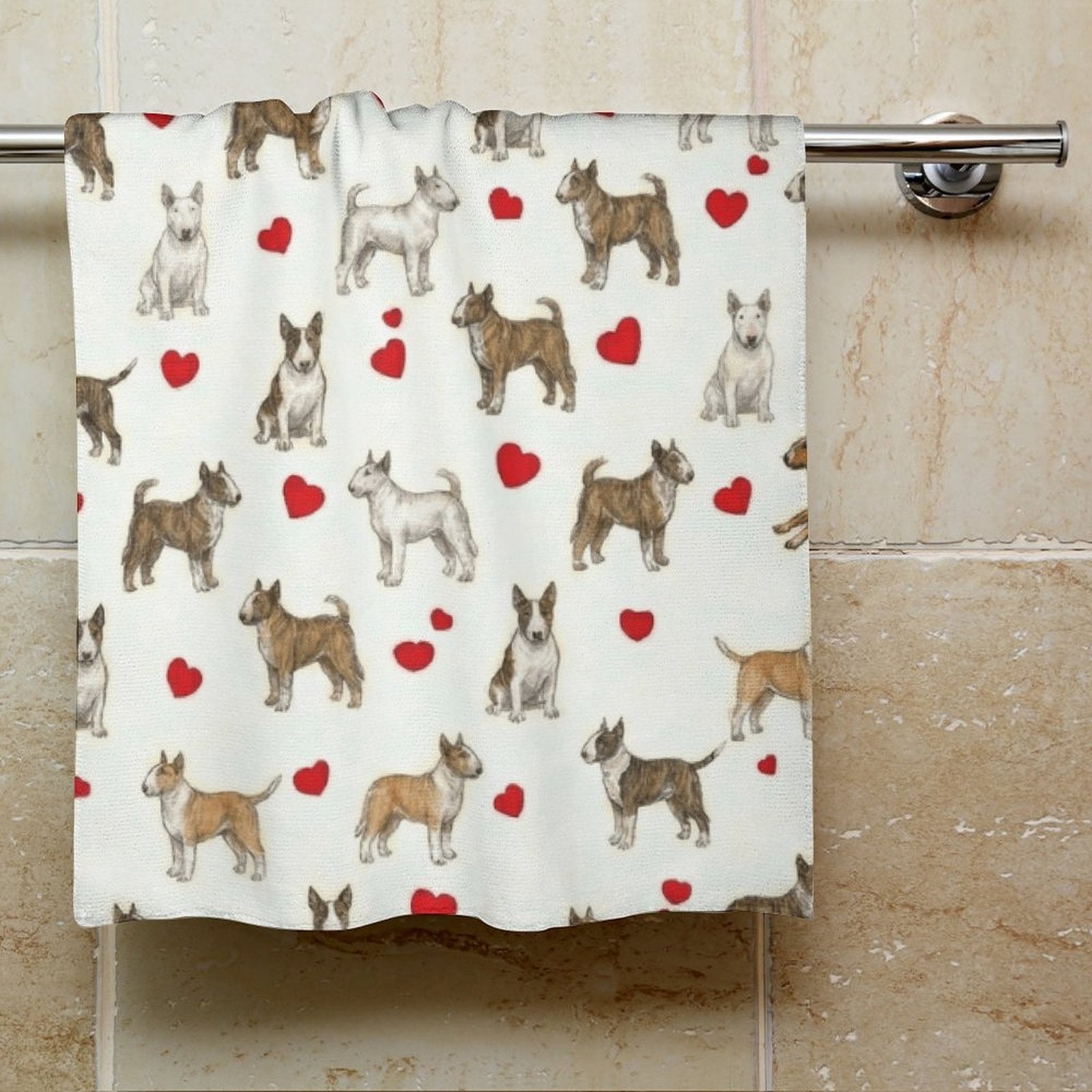Bull Terrier (Miniature) Towel Microfiber Towel