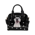 Dogo Argentino Paws Shoulder Handbag