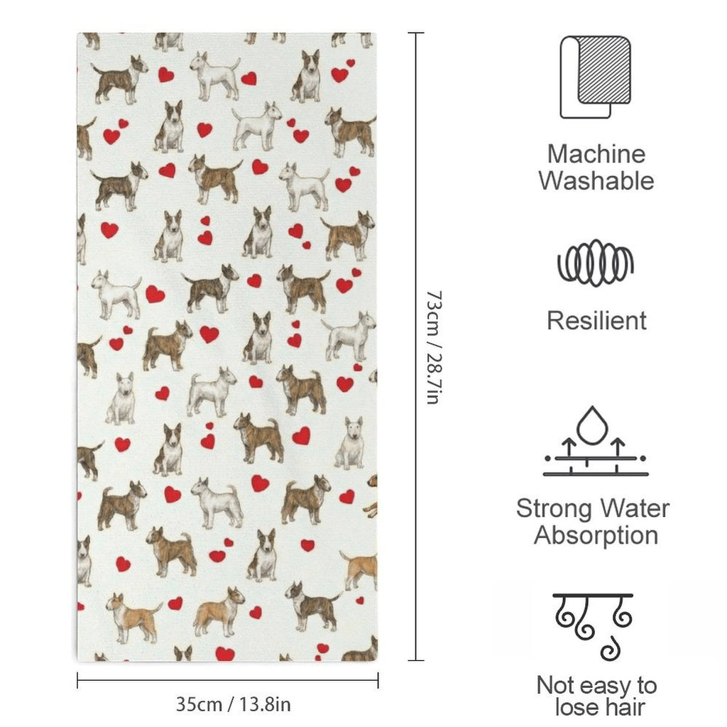 Bull Terrier (Miniature) Towel Microfiber Towel
