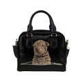Shar Pei Zip Shoulder Handbag