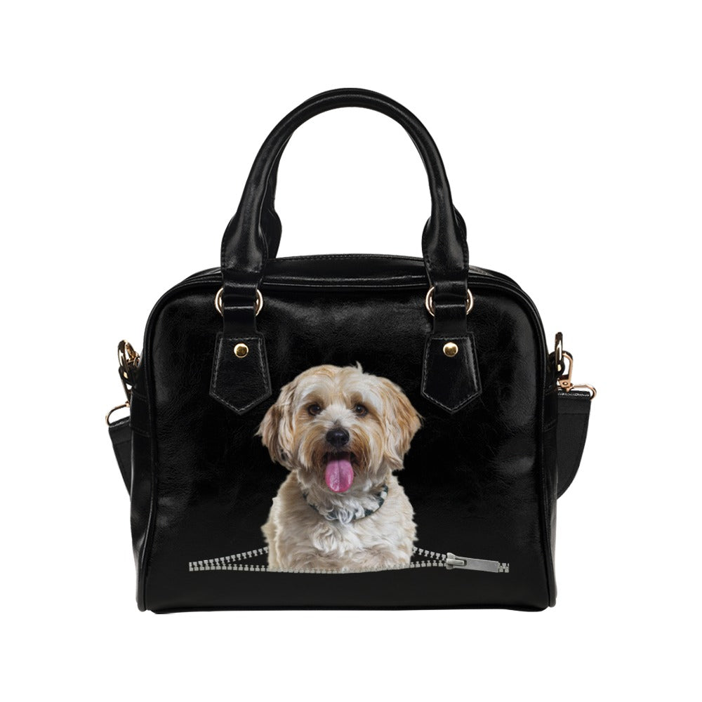 Havanese Zip Shoulder Handbag
