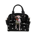 German Wirehaired Pointer Zip Paws Shoulder Handbag
