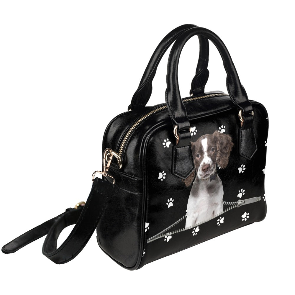 English Springer Spaniel Zip Paws Shoulder Handbag