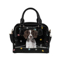 English Springer Spaniel Zip Colorful Paws Shoulder Handbag (Model 1634)