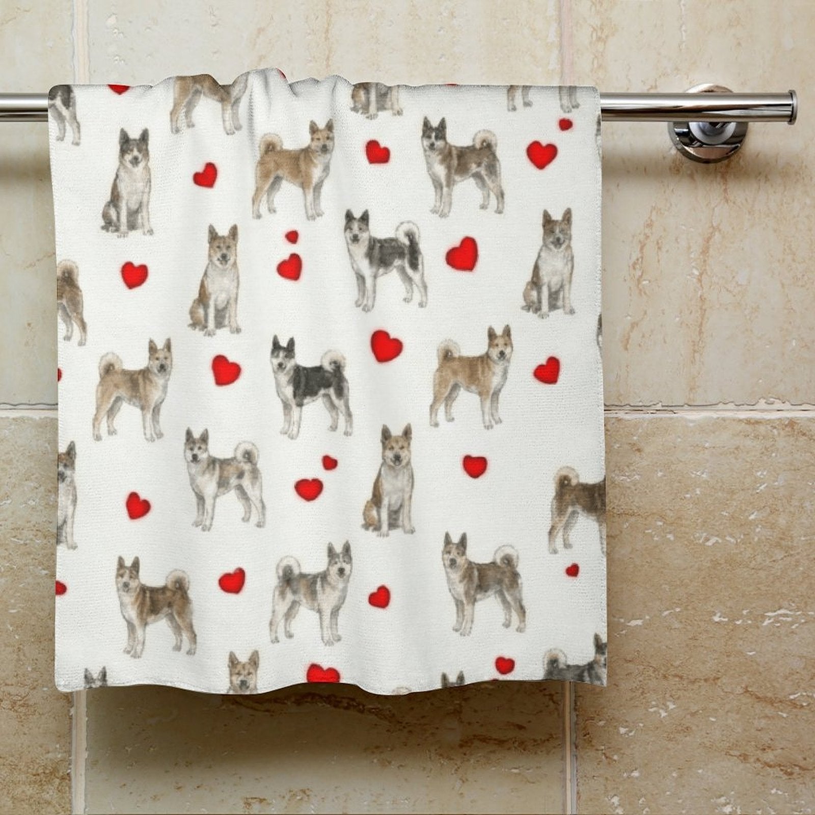 Canadian Eskimo Dog Microfiber Towel