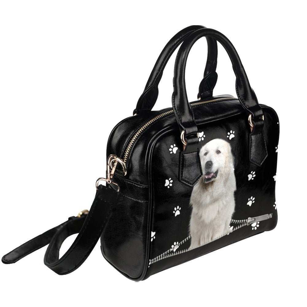 Great pyrenees Zip Paws Shoulder Handbag