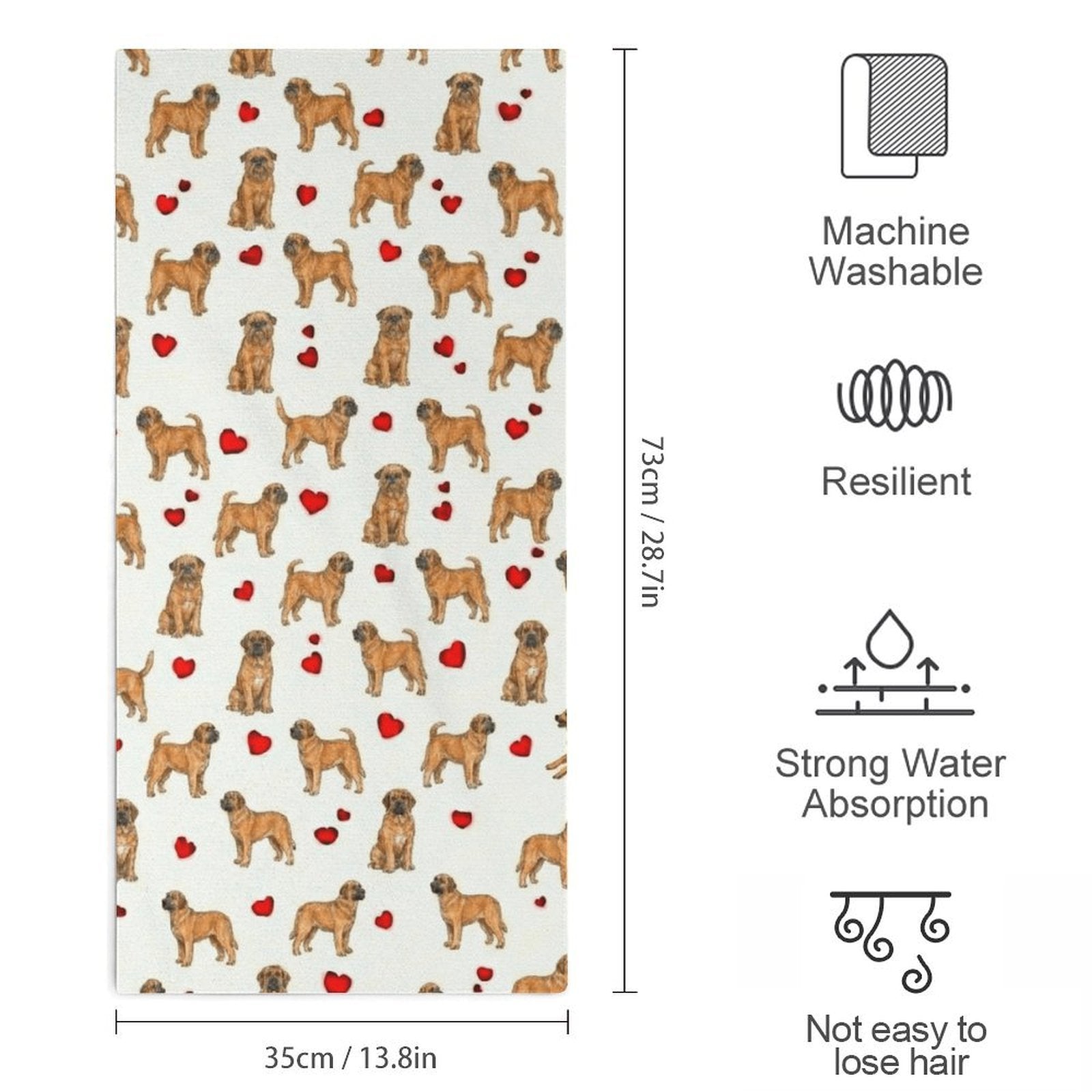 Brussels Griffon Towel Microfiber Towel